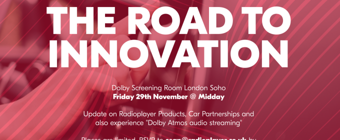 The Road to Innovation - Friday 29th November